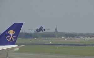 55K views · 594 reactions | Amid tears and applause, commercial flights took off from Brussels airport for the first time since its departures hall was hit by suicide bombings last month. | The Telegraph | Facebook