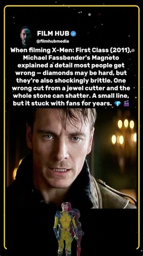 When filming X-Men: First Class (2011), Michael Fassbender delivered a chilling truth about diamonds