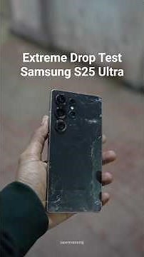 Extreme Drop Test of Samsung Galaxy S25/S26 Ultra #sauravanuraj #galaxys26ultra