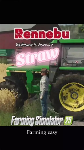 straw #rennebu #fs25 #farmingsimulator25 #fyp #straw