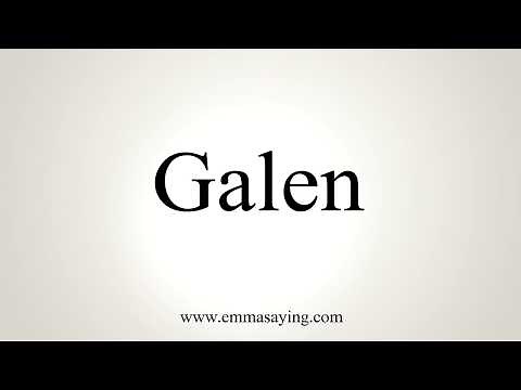 How To Pronounce Galen