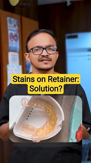 Retainer are staining.. what to do ?