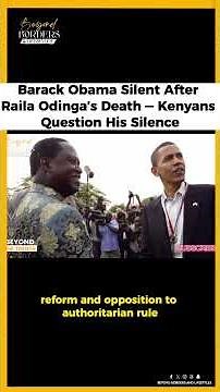 Barack Obama Silent After Raila Odinga’s Death — Kenyans Question His Silence