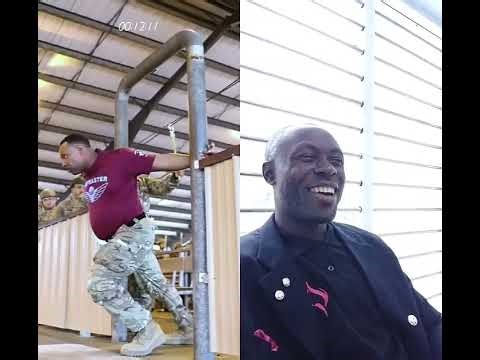 jump master conducts safety checks before parachute jump