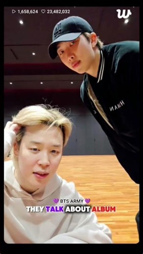jimin and rm in live 💜💜#kpop #bts #jimin #rm #shorts #viral #btsrm #jiminbts