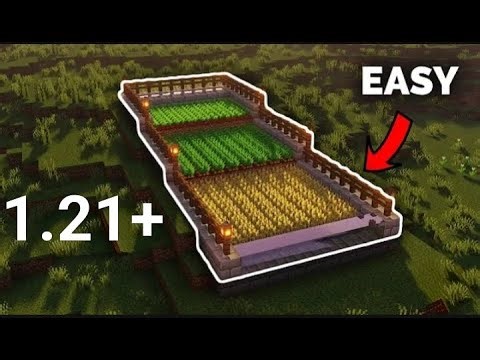 Unlimited Food! Automatic Wheat Farm in Minecraft MCPE #MinecraftFarm