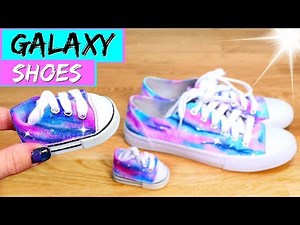 DIY Galaxy Shoes for American Girl dolls!