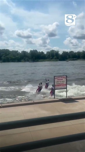 River City Water Ski Team Performs at Riverfest