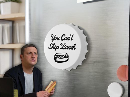 You Can’t Skip Lunch Bottle Opener | I Think You Should Leave Gift | Magnetic Fridge Opener | Funny Tim Robinson Kitchen Accessory - Etsy