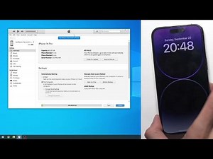How to Back Up iPhone 14 Pro with iTunes - Create a Backup of ...