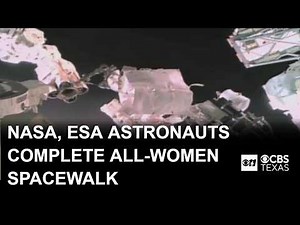 NASA, ESA astronauts complete sixth all-woman spacewalk