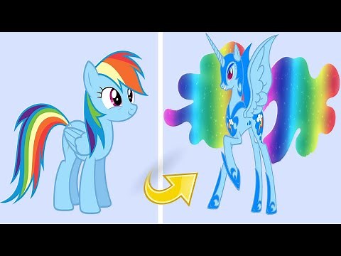 Rainbow Dash as Nightmare Moon My Little Pony