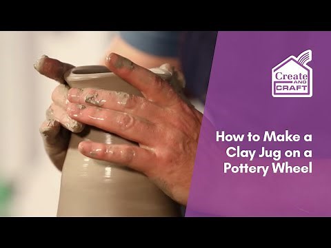 How to Make a Clay Jug on a Pottery Wheel | Pottery | Create and Craft
