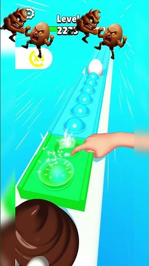 Ultimate Poop Egg Popper Game 💩 | Crazy Hand Touch Challenge | Pop Run 3D Funny Moments #shorts