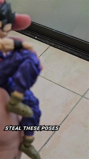 This SHF Gohan kind of sucks because he only has 3 face plates and the rest is dlc parts. Need to get the hm headsculpts to give him a zenkai boost #figtok #actionfigures #gohan#dbz#aura