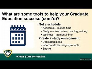 So You’re Thinking of Grad School – Wayne State University Graduate School