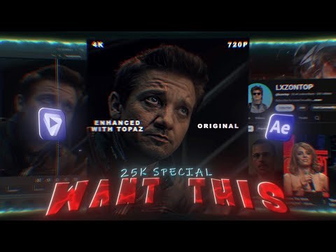 4K Quality Tutorial In Topaz Video Enhance AI & AE | LXZONTOP