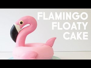 Flamingo Floaty Cake