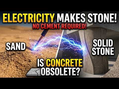 Electricity Turns Sand Into Solid Stone. No Cement Required. Could Concrete Become Obsolete?