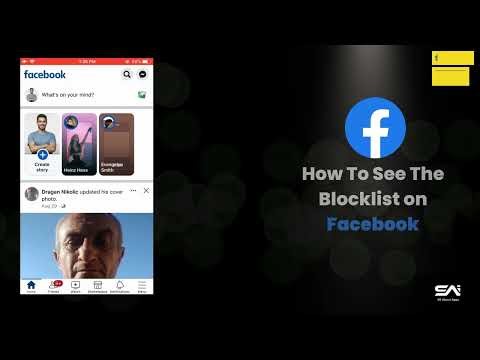 How To View Block List On Facebook App How To Find Blocked Users on Facebook