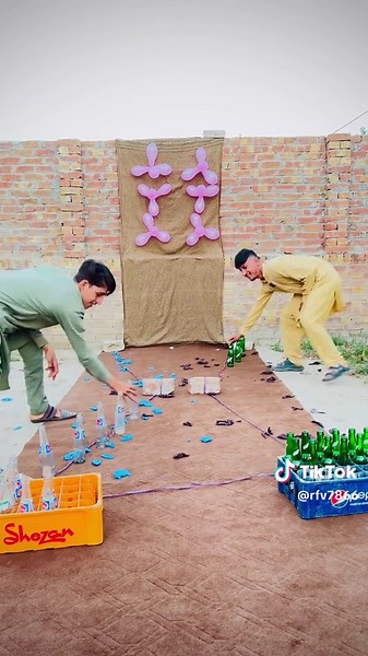 Game challenge balloon blast into collection the bottle##fyp