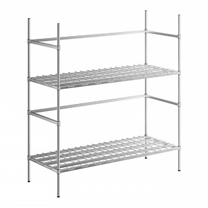 Regency 8 Keg Chrome Keg Rack - 24" x 60" x 64"