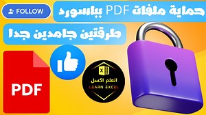 24 reactions | حماية ملفات PDF بباسورد طرقتين جامدين جدا | Learn Excel | Facebook