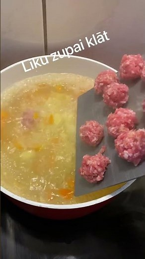Frikadeļu siera zupa #recept #soup #tasty #cheese