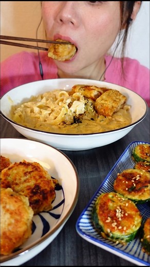 Home Cooking at its Best 🍝 Mentaiko Pasta & Pork Cutlet ASMR #food #satisfying