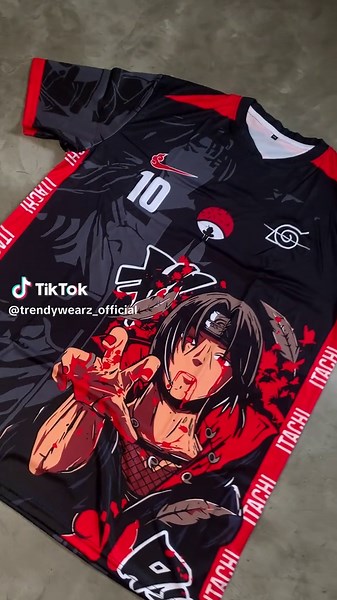 Explore Trendy Anime Jersey Styles Featuring Itachi