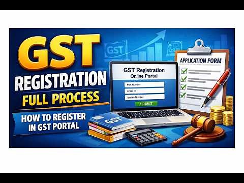 GST Registration Online | Complete Step-by-Step Guide on GST Portal | Accounting Aura |