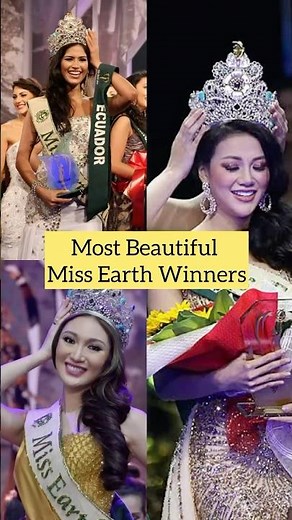 Most Beautiful Miss Earth Winners of all Time! (2001-2024) #missearth #missearthcrowning