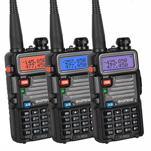 Baofeng x Radioddity UV-5RX3 Tri-band Walkie Talkie 136-173.975MHz (VHF), 200-259.975MHz (1.25M), 400-519.975MHz (UHF) Ham Amateur Two Way Radio