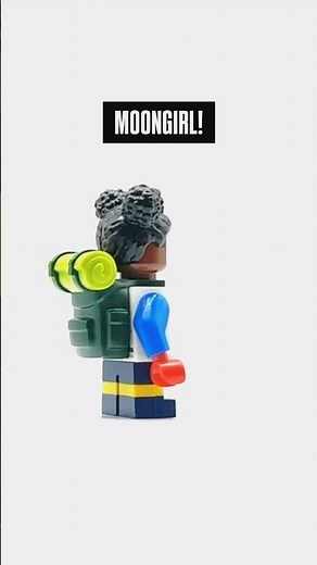 How To Make a LEGO MOON-GIRL Minifigure from Moon Girl & Devil Dinosaur! #shorts