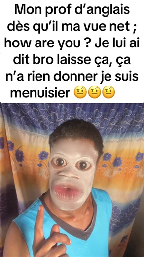 Mon prof d’anglais dès qu’il ma vue net ; how are you ? Je lui ai dit bro laisse ça, ça n’a rien donner je suis menuisier #tiktok #tiktokviral #foryou #foryoupage