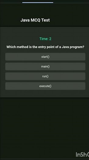 Java MCQ Quiz | Java Multiple Choice Questions with Answers