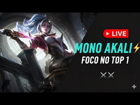 Foco no top 1: Gameplay de Akali 🌪️
