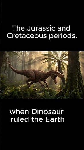 When Dinosaurs Ruled the Earth. #dinosaur #jurassic #Cretaceous #periods