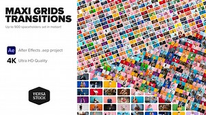 Maxi Grid Transitions Video Wall 4K