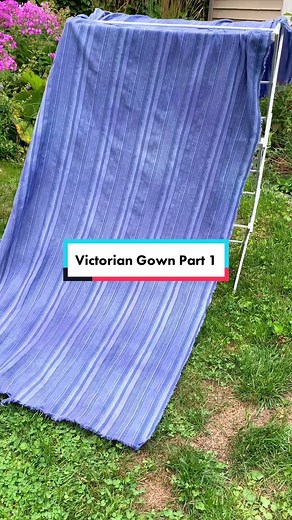 DIY Victorian Dress Fabric Dyeing Tutorial
