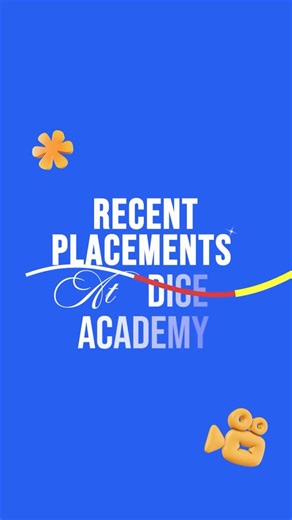 Dice Academy on Instagram: "Placements that speak for themselves. From Motion Graphics Designer and Graphic Designer to UI/UX Design Intern, Front-End Developer Intern, Digital Marketing Intern, and more, our learners are confidently stepping into the professional world. With the right guidance, continuous mentorship, and strong industry-aligned training, their commitment is shaping careers built to last. This journey reflects how structured learning and placement support come together to create