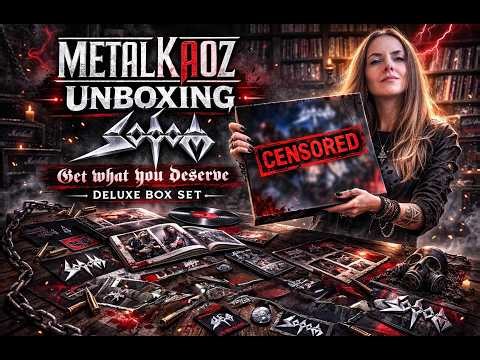 SODOM Get What You Deserve Deluxe Box Set | Unboxing & First Look