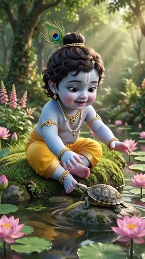 Krishna Aur Jaadu Ka Kachhua 🐢🪈 | Little Krishna Ki Nayi Kahani | Hindi Cartoon for Kids