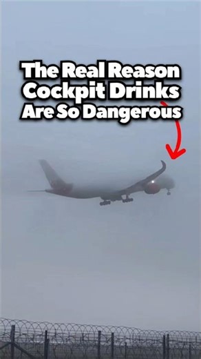 The Real Reason Cockpit Drinks Are So Dangerous #aviation #airplane #pilot