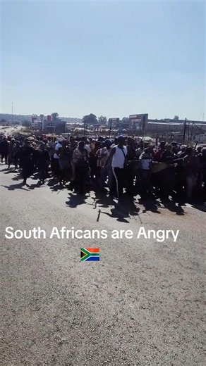 Masses of South Africa marching before the 30th June - illegal foreigners