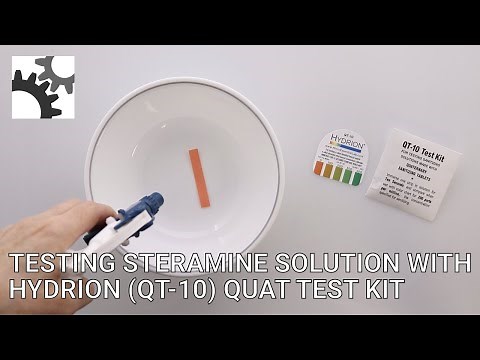 Hydrion (QT-10) Quat Test Kit