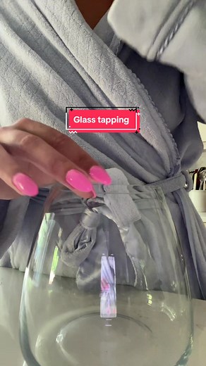 For the glass asmr lovers #asmr #lofiasmr #glassasmr #fastasmr #tappingasmr