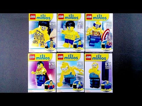 LEGO Marvel Superheroes Avengers DC Minions Despicable Me Minifigures (bootleg / knock-off)