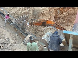 Insane Show | Incredible Work By Quarry Rock Jaw Crusher Machine | Big Rock Crusher.#stonecrusher