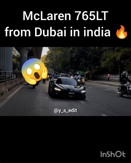 McLaren 765LT from Dubai in india🔥 #dubai #mclaren765lt